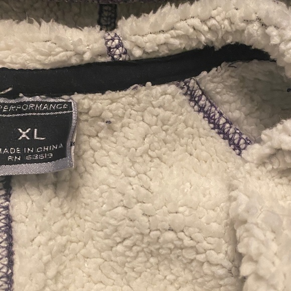 Preowned RBX Women's Heathered Purple  hoodie Jacket XL excellent - Picture 5 of 5